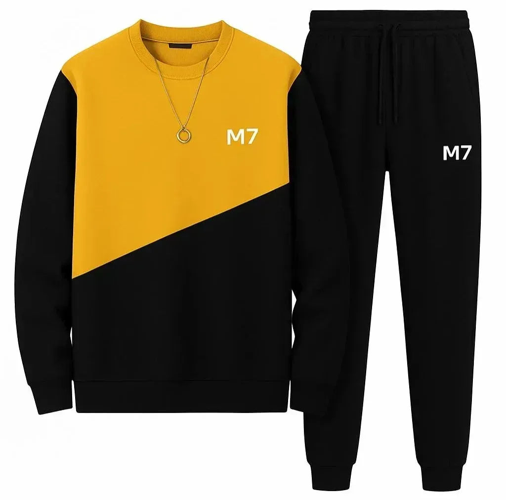 New Stylish n Premium Fleece Printed Tracksuit For Mens(Trouser + Shirt) - The Jella