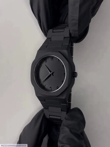 Premium Marble Dial  Black Aura + Simple Watch