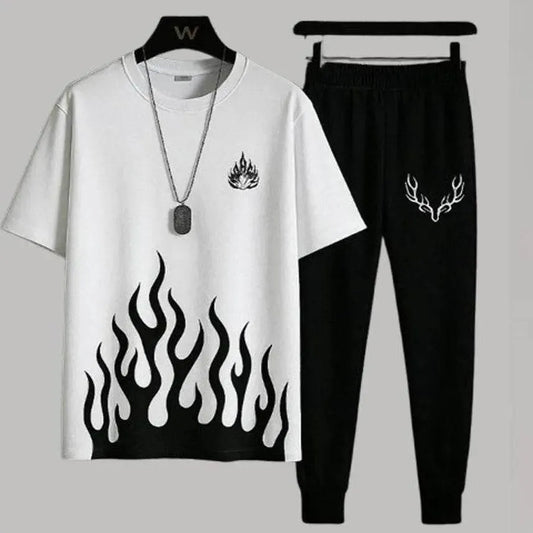 New Stylish n Premium Fire Printed Track Suits
