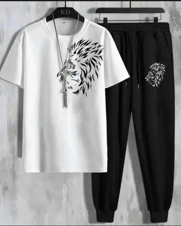 New Stylish n Premium Lion Printed Tracksuit - JELLA