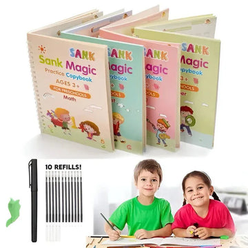 (Set Of 4) Magic Books For Kids - The Jella