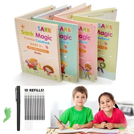 (Set Of 4) Magic Books For Kids - The Jella