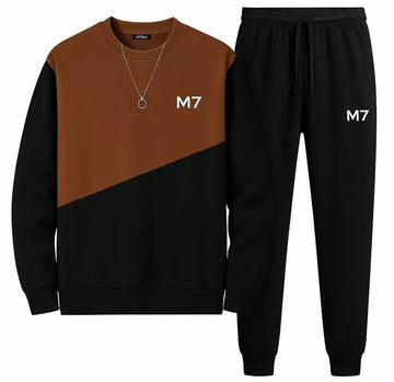 New Stylish n Premium Fleece Printed Tracksuit For Mens(Trouser + Shirt) - The Jella