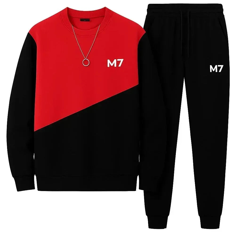 New Stylish n Premium Fleece Printed Tracksuit For Mens(Trouser + Shirt) - The Jella